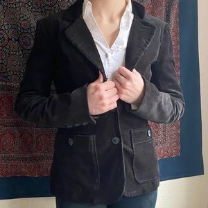 Black Corduroy Blazer